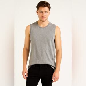 Marc By Marc Jacobs Gray Cream Muscle Tee